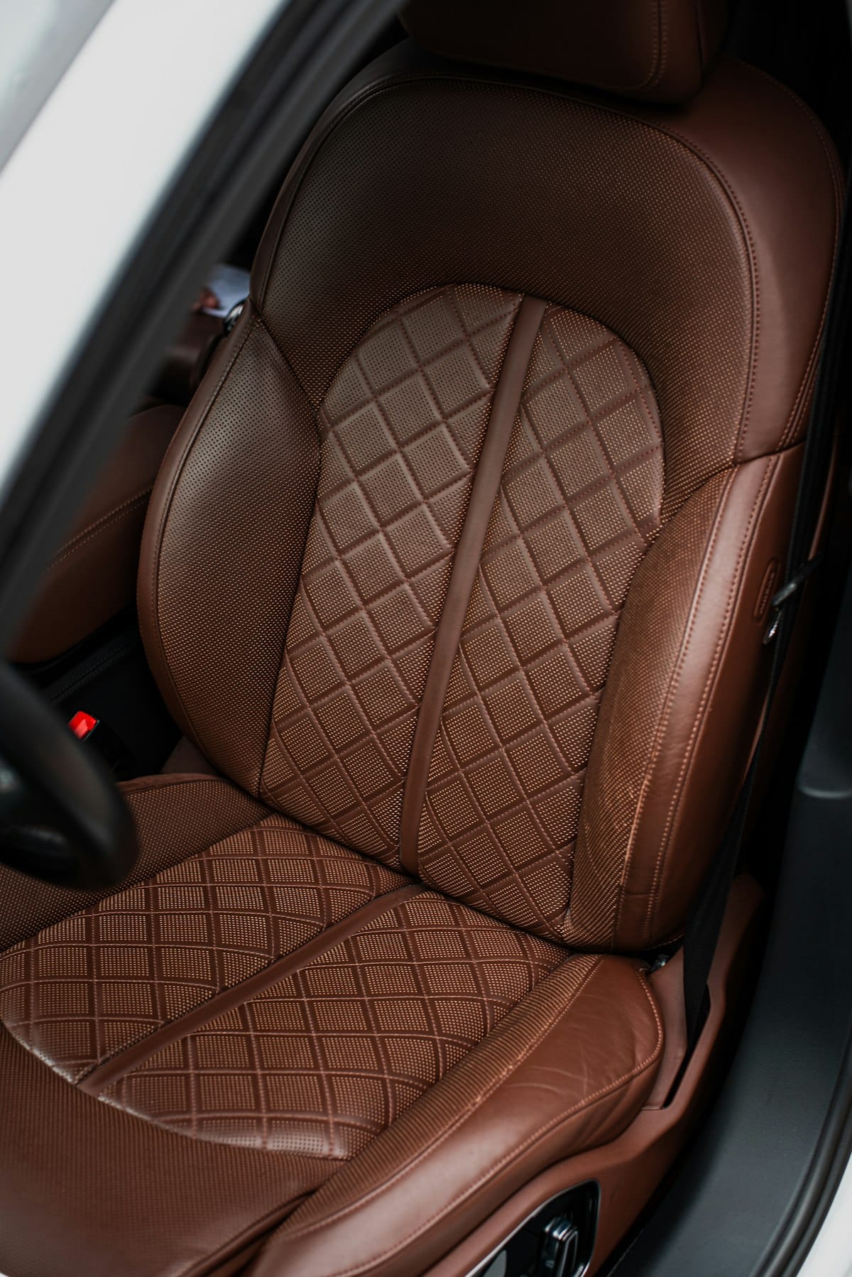 Leather finish close-up